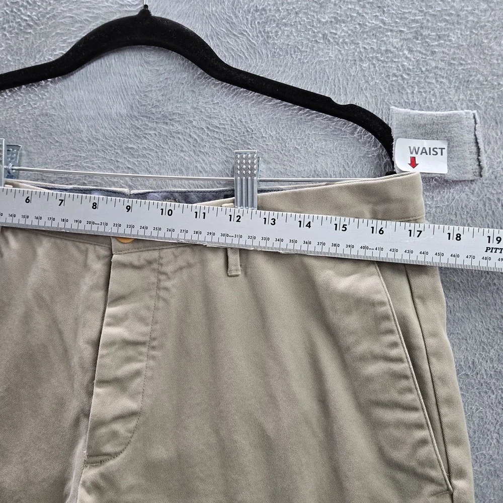 Banana Republic Men Pants 33x30 Beige Vintage Straight‎ Button 28
